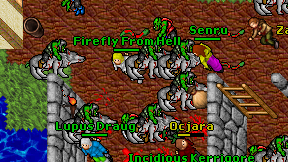 Firefly From Hell on screen
