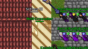 Hell Crusader on screen