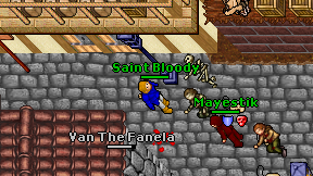Saint Bloody on screen