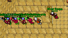 Fell'death on screen