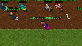 Lady-axemaster on screen