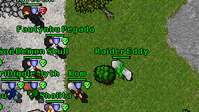 Raider Eddy on screen