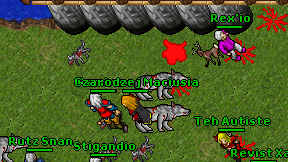 Rex'io on screen