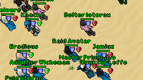 Raid Avatar on screen