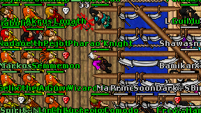 Pharao'Knight on screen