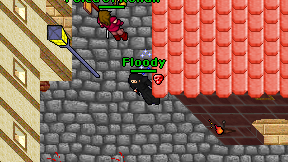 Floody on screen