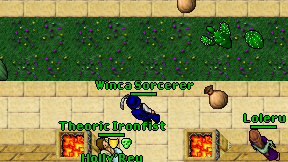 Winca Sorcerer on screen