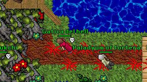 Gatica del hell on screen