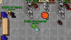 Zalla Sorcerer on screen