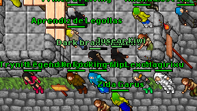 Dark brain element on screen