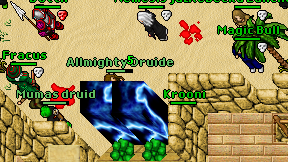 Allmighty Druide on screen