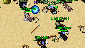 Lax Cross on screen