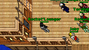 Rocket'Launger on screen