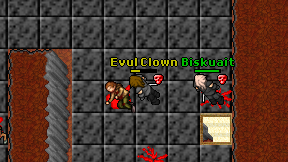 Evul Clown on screen
