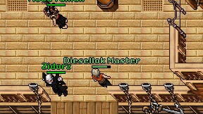 Diesellok Master on screen