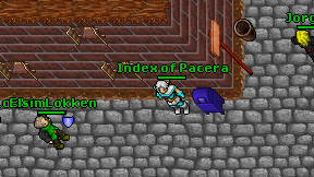 Index of Pacera on screen