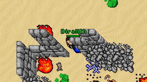 Diralith on screen