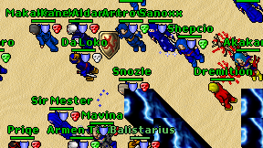 Snozle on screen