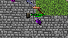 Barrager on screen