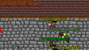 Dancing Devil on screen