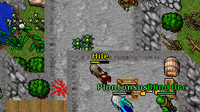 Hile on screen