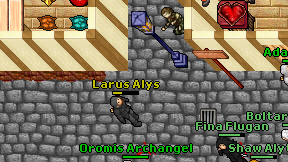 Larus Alys on screen