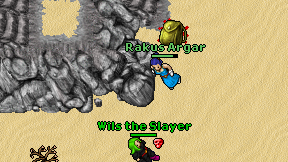 Rakus Argar on screen