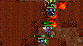 Sairox on screen