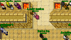 Lady moka on screen
