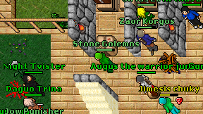 Stone Golemns on screen