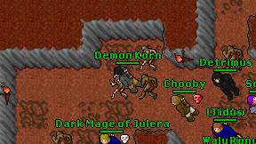 Demon Korn on screen