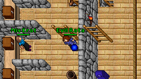 Evil Rata on screen