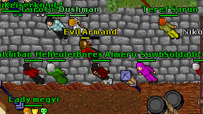 Evil Armand on screen