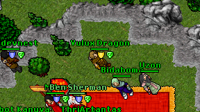 Vulux Dragon on screen