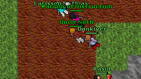 Warrior of Distruction on screen