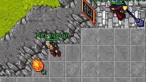 Necturion on screen
