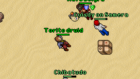 Torito druid on screen