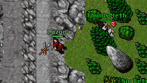 Lazona on screen