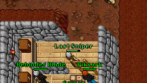 Last Sniper on screen