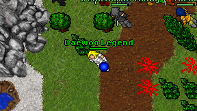 Daewoo Legend on screen