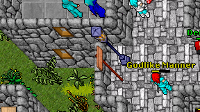 Godlike Manner on screen
