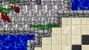 Daemos Valdur on screen