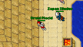 Druid Placid on screen