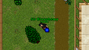 Sir Blasphemy on screen