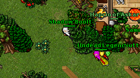 Shadow'Boolt on screen