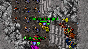Tooken knight on screen
