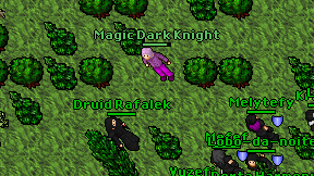 Magic Dark Knight on screen