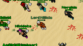 Lord Milicia on screen