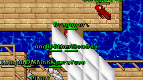 Dragon orc on screen