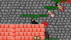 Ace Wizard Junior on screen